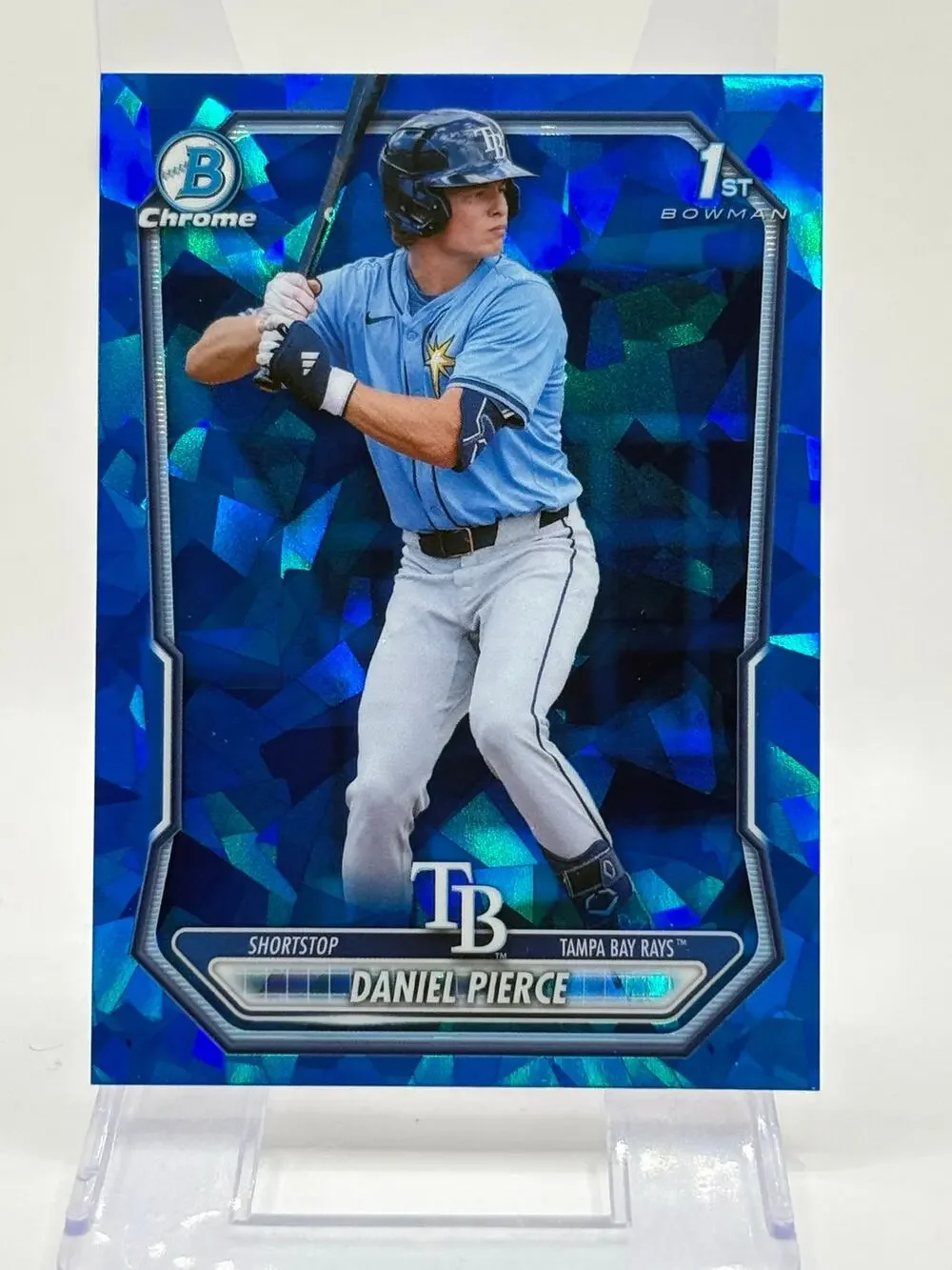 2026 Bowman Sapphire Edition Daniel Pierce Chrome 1st Prospect Tampa Bay Rays